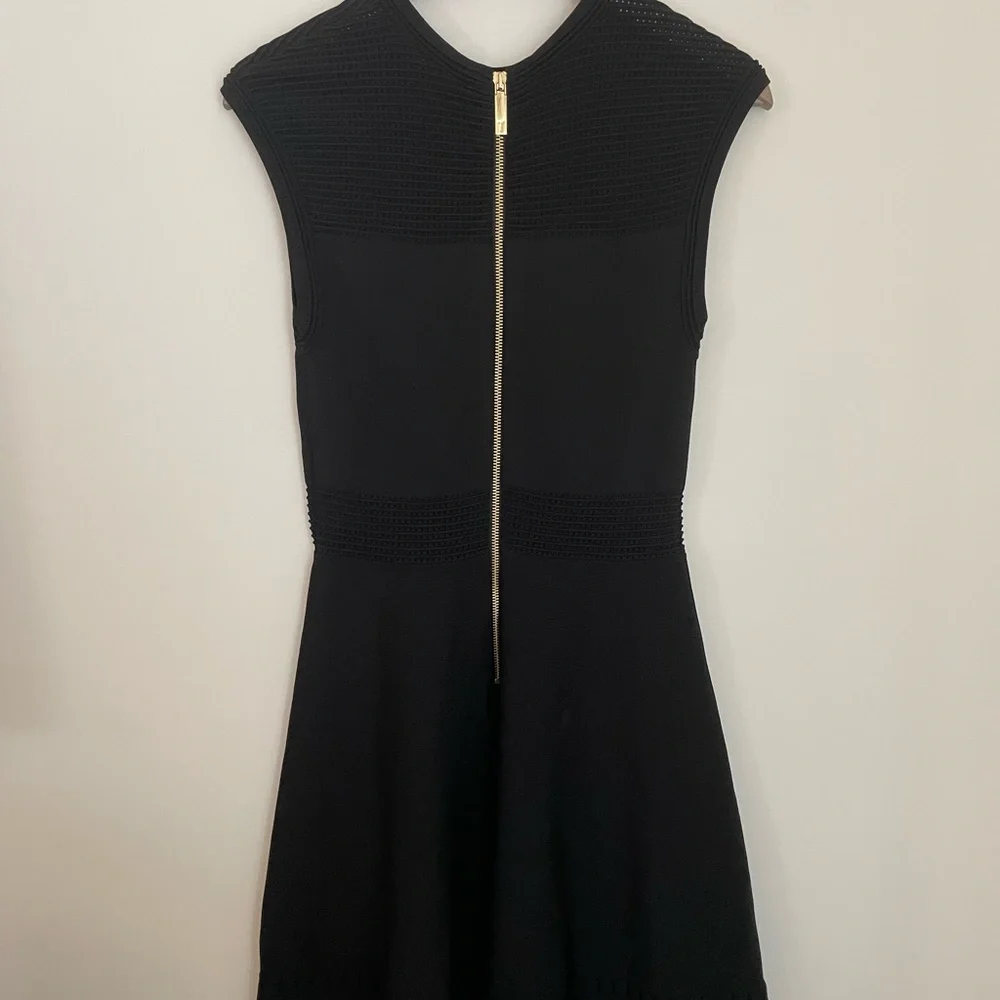 Black Ted Baker skater dress size 2 - Picture 4 of 5